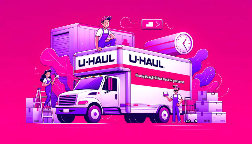 Size comparison of U-Haul trucks to help choose the right one for your move