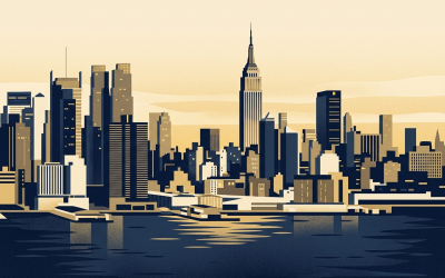 New York City skyline: Manhattan high-rises
